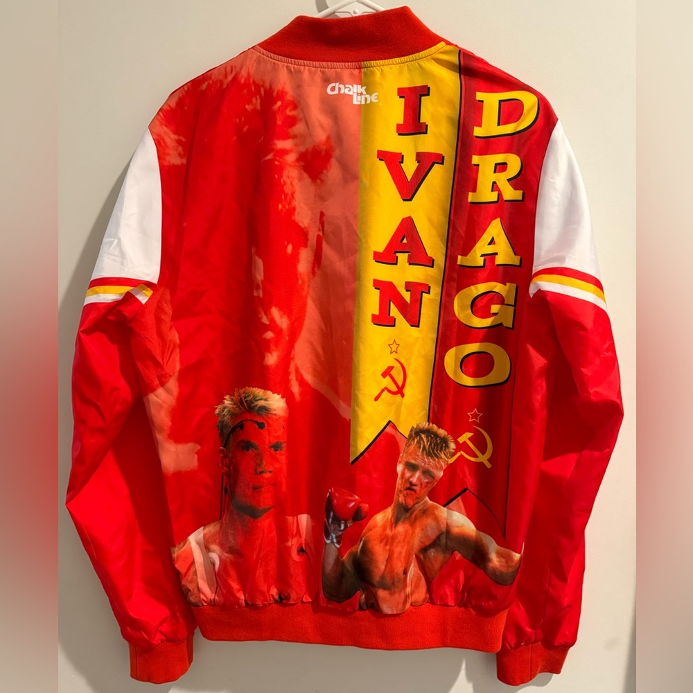 Chalk Line Rocky 4 Ivan Drago Jacket Button Up Mens Size Small